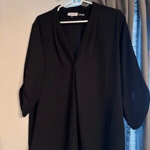 Calvin Klein Women's Elegant Black Blouse